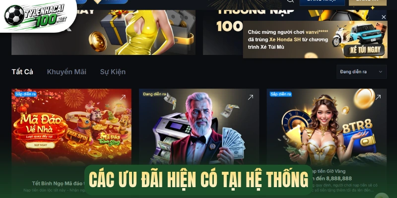 Zo88 - Nhà Cái Uy Tín, Phục Vụ Thể Thao 5 Sao Cực Đỉnh 3 Các ưu đãi hiện có tại hệ thống