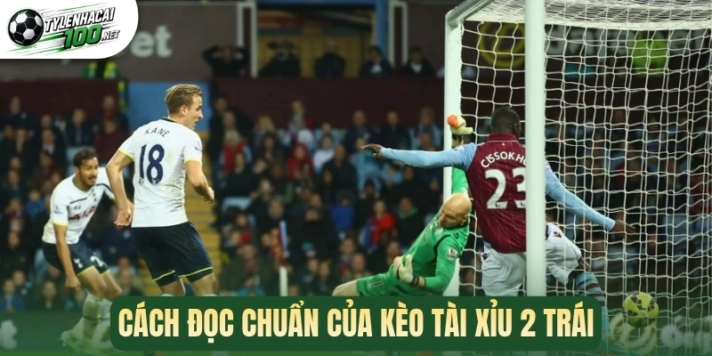 Cách đọc chuẩn của kèo tài xỉu 2 trái