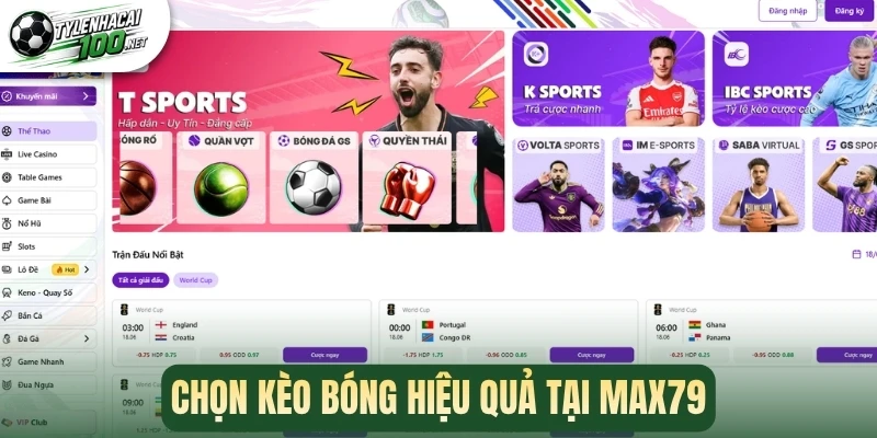 Top 10 Nhà Cái Uy Tín Bóng Đá - Xanh Chín, Bảo Mật, An Toàn 38 Chọn kèo bóng hiệu quả tại Max79