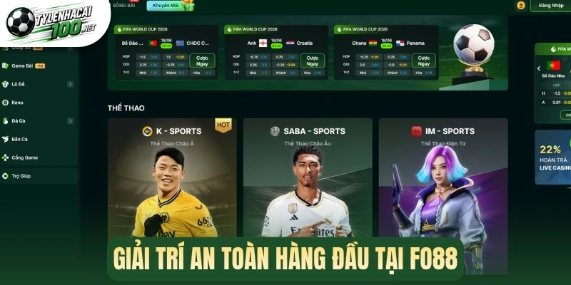 Top 10 Nhà Cái Uy Tín Bóng Đá - Xanh Chín, Bảo Mật, An Toàn 41 Giải trí an toàn hàng đầu tại Fo88