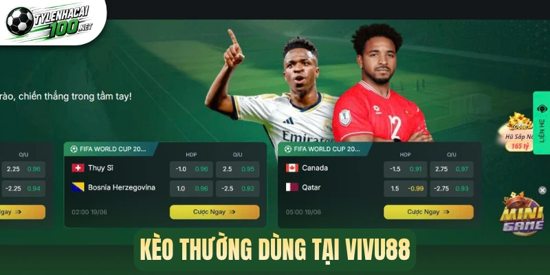 Vivu88 - Đồng Hành Cùng Fan Hâm Mộ Thể Thao Với Top Kèo Hot 3 Kèo phổ biến tại Vivu88