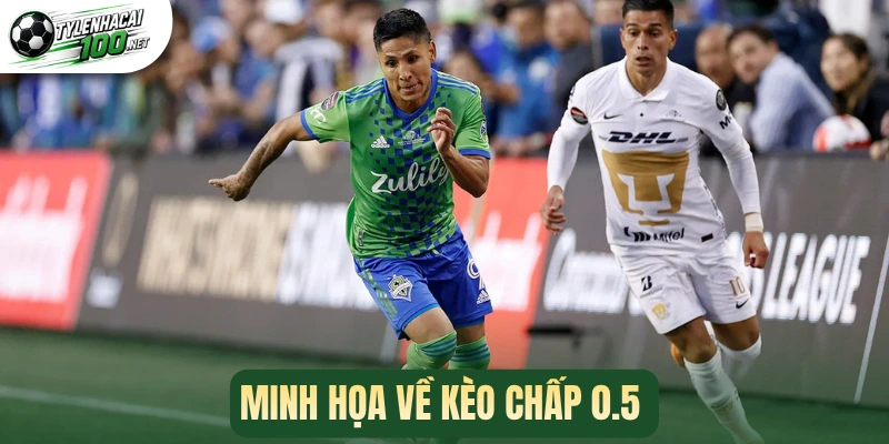 Kèo Chấp Nửa Trái - Mẹo Chốt Kèo Chuẩn Từ Trận Bóng Đầu 2 Minh họa về kèo chấp 0.5